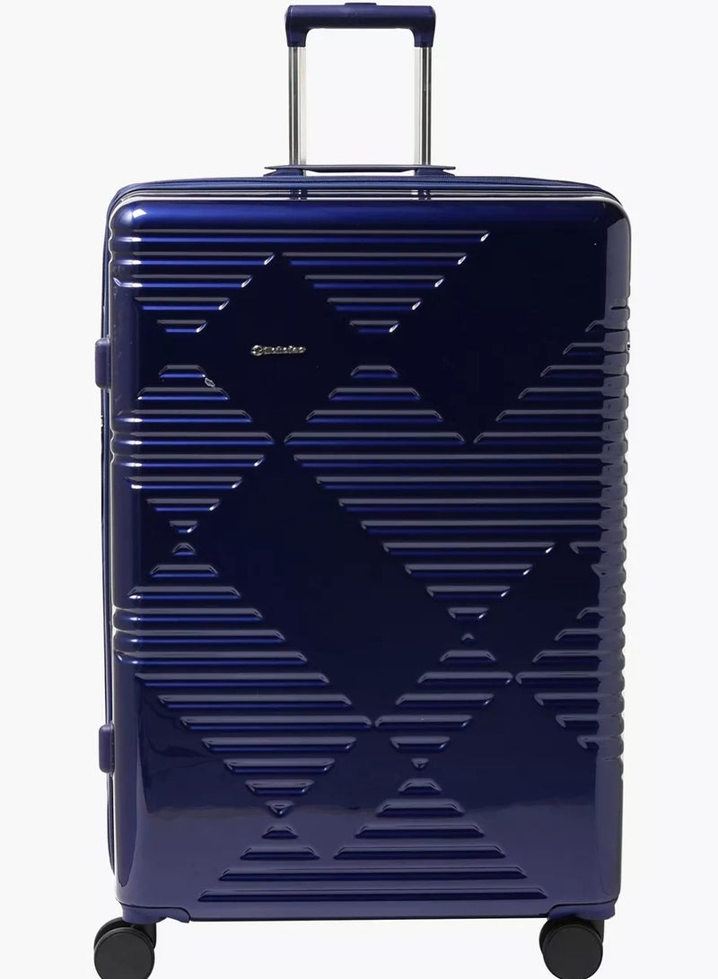 Echolac Extravagant 82 Cm Hardcase 4-Double Wheeled Expandable Check-In Luggage Trolley - Blue - Image 1